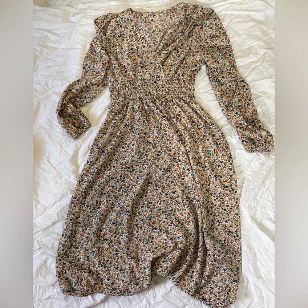 Floral Long Sleeve Dress